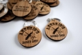 DREWNIANE BRELOKI - OKRĄGŁE - OD 10 SZTUK