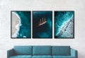 Plakat / Plakat na piance - Zestaw 3 szt. - Morze