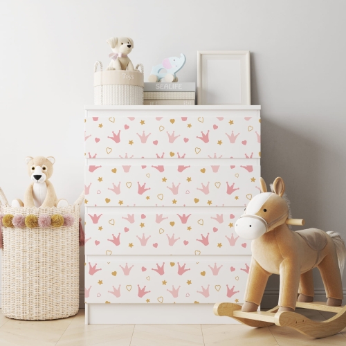 Naklejka na komodę IKEA Malm - Wzory dziecięce - 1