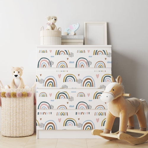 Naklejka na komodę IKEA Malm - Wzory dziecięce - 2