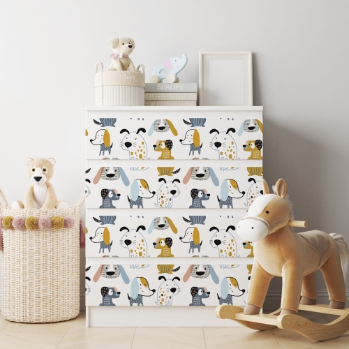 Naklejka na komodę IKEA Malm - Wzory dziecięce - 3