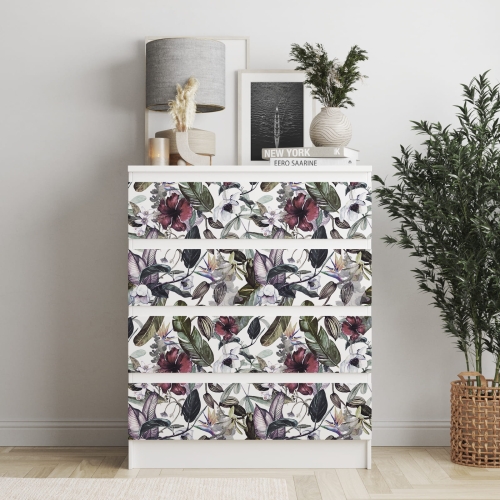 Naklejka na komodę IKEA Malm - 01
