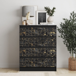 Naklejka na komodę IKEA Malm - 35