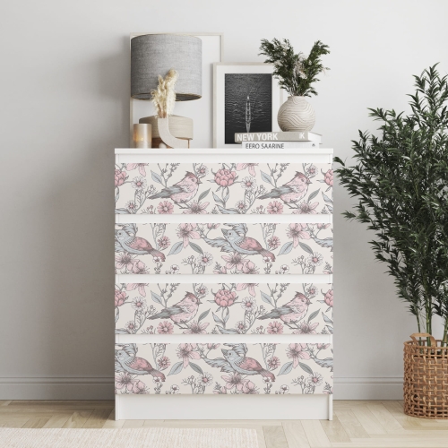 Naklejka na komodę IKEA Malm - 84