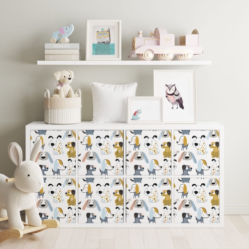Naklejki IKEA Kallax - wzory dziecięce - 31