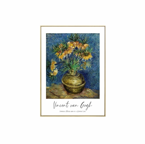 Imperial Fritillaries in a Copper Vase plakat van gogh.jpg