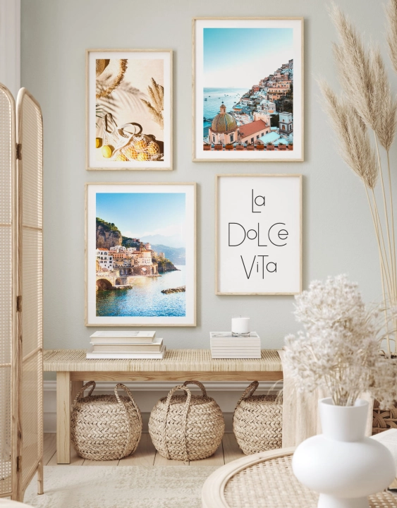 plakaty włochy amalfi la dolce vita positano cytryny.jpg