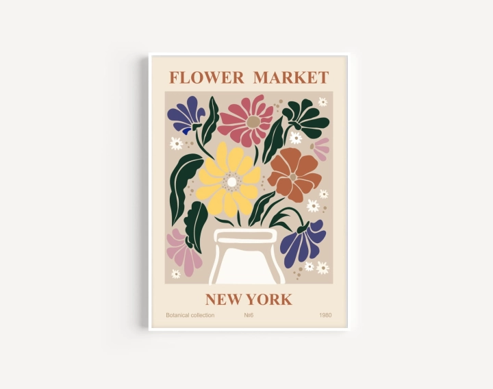 retro plakat z kwiatami - nowy jork.jpg
