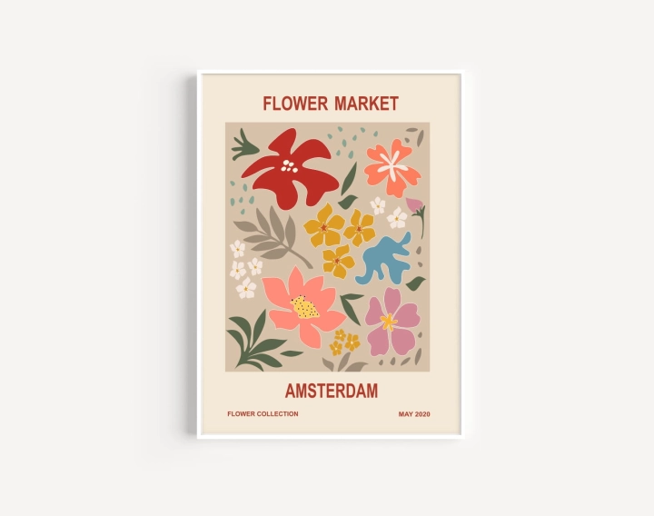retro plakat z kwiatami - amsterdam.jpg