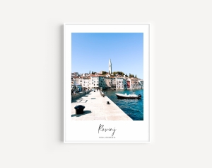 Plakat / Plakat na piance - Rovinj Istria Chorwacja 07
