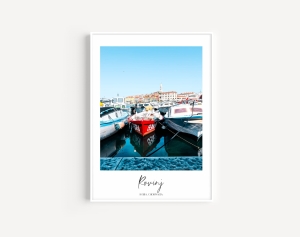 Plakat / Plakat na piance - Rovinj Istria Chorwacja 08