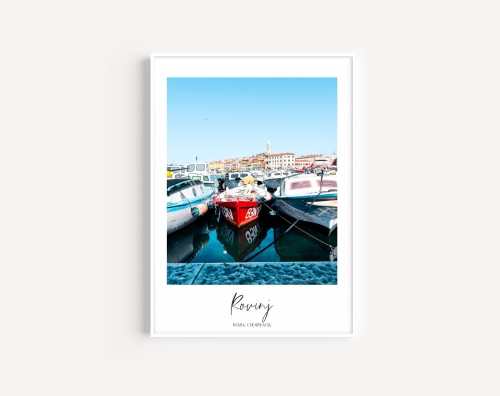 Plakat / Plakat na piance - Rovinj Istria Chorwacja 08