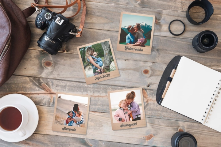 drewniane fotomagnesy na lodówkę ze zdjęciem polaroid.jpg