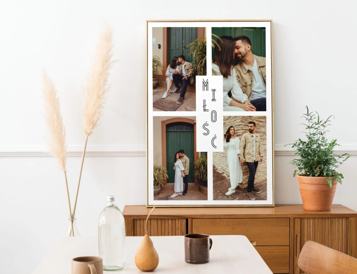 Fotoplakat pionowy x4 zdjęcia - miłość.jpg