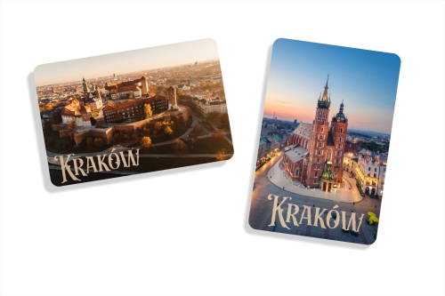 Drewniany magnes, pamiątka na lodówkę z Twoją grafiką - fullkolor - prostokątny