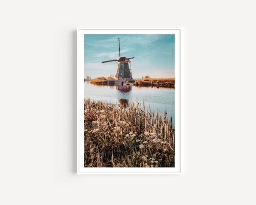 Plakat / Plakat na piance - Holenderski wiatrak