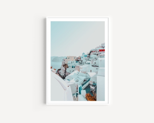 Plakat / Plakat na piance - Santorini 02