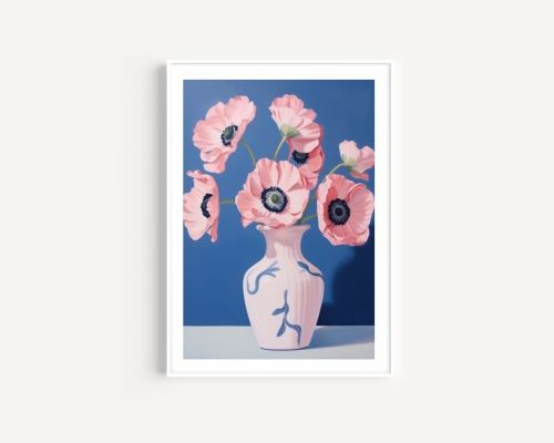 Plakat / Plakat na piance - Wazon z makami