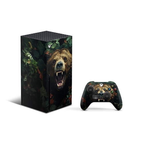 Naklejka na konsolę Xbox Series X - Strażnik lasu