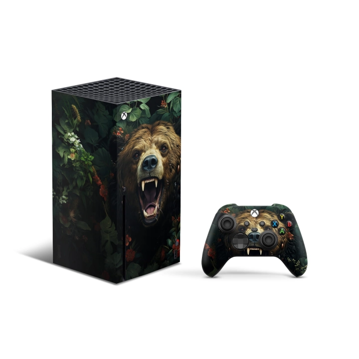 naklejka na xbox series x strażnik lasu.jpg
