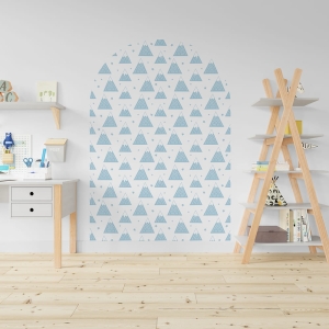 Naklejka na ścianę do pokoju dziecięcego - góry - Łuk 03