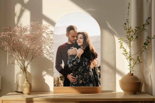 Foto - szkło z łukiem - Szkło akrylowe z Twoim zdjęciem fullprint