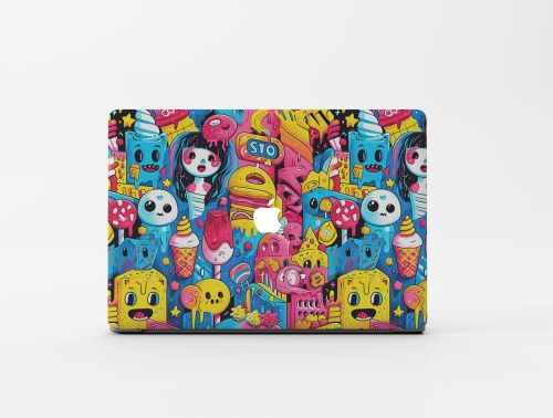 Naklejka na laptopa Apple MacBook (różne modele) - Słodki Zawrót Głowy