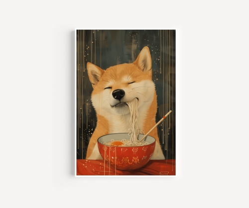 Shiba Inu Noodle Nirwana plakat.jpg