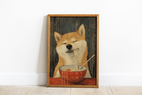 Shiba Inu Noodle Nirwana plakat b.jpg