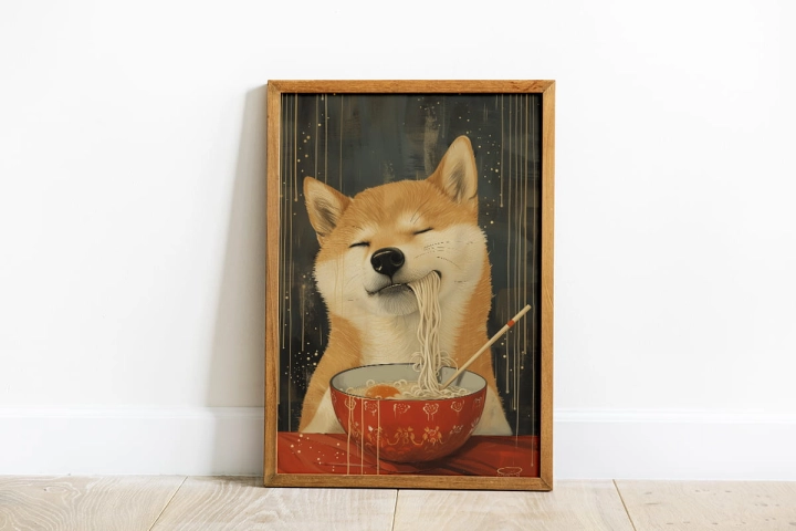 Shiba Inu Noodle Nirwana plakat b.jpg