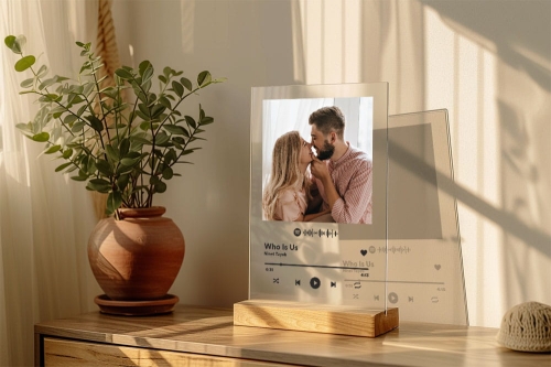 Spotify Glass -  Piosenka na szkle akrylowym - Black