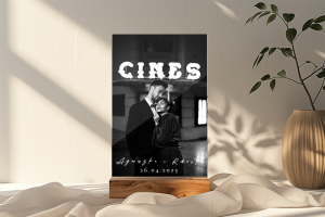 Zdjęcie na szkle akrylowym z napisem - fullprint