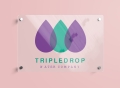 Akrylowy Szyld z Twoim Logo - Szyld reklamowy z plexi - 50 x 35 cm