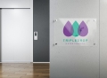 Akrylowy Szyld z Twoim Logo - Szyld reklamowy z plexi - 50 x 35 cm