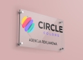 Akrylowy Szyld z Twoim Logo - Szyld reklamowy z plexi - 35 x 25 cm