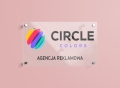 Akrylowy Szyld z Twoim Logo - Szyld reklamowy z plexi - 35 x 25 cm