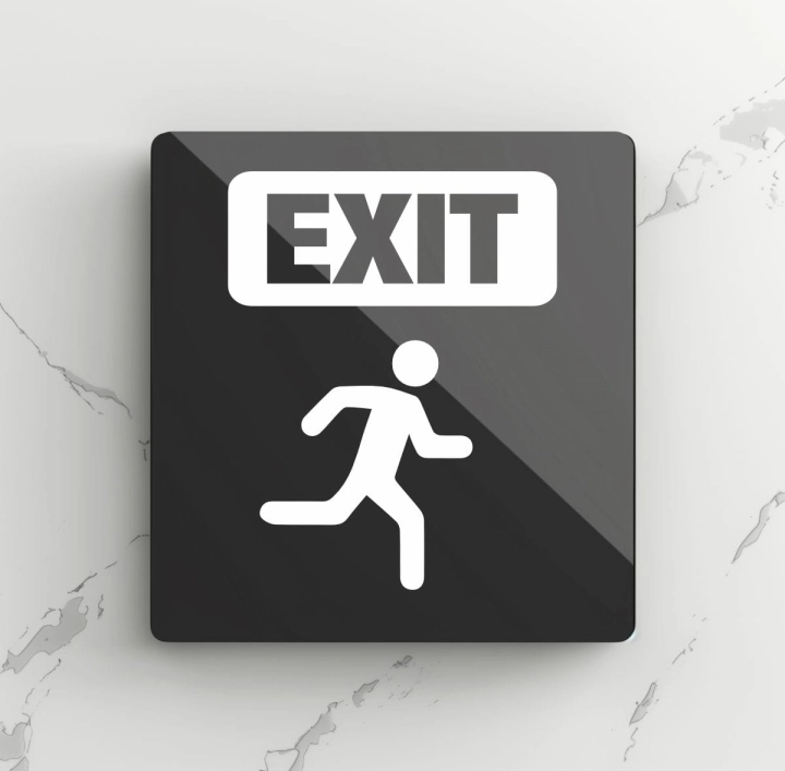 kwadratowa akrylowa tabliczka exit 02.jpg