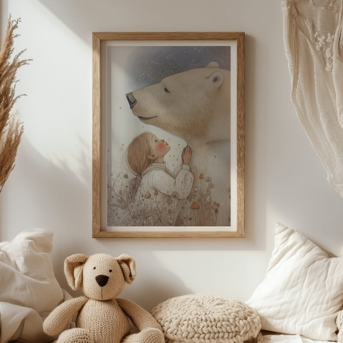 plakat do pokoju dziecka - polarny przyjaciel 01b.jpg
