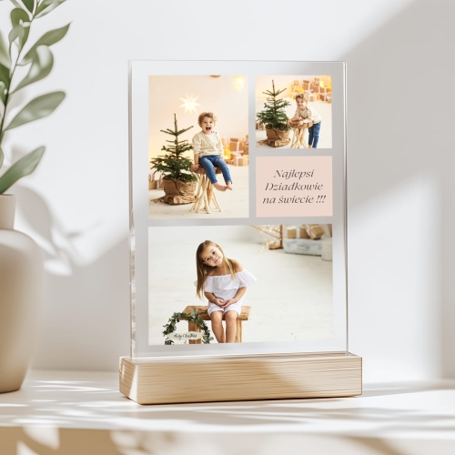 Prezent dla Babci i Dziadka - szkło akrylowe - 03
