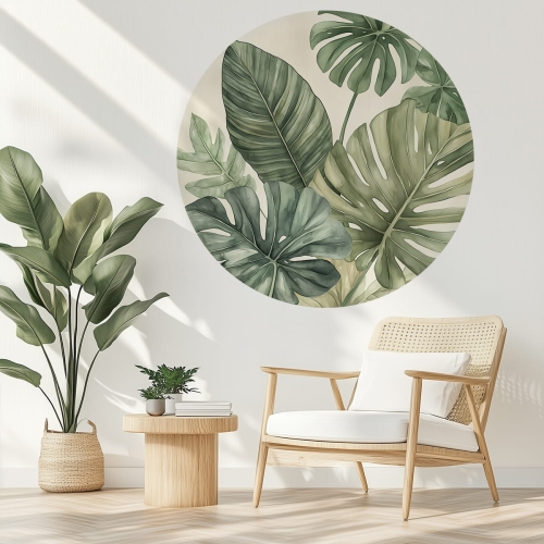 okrągła naklejka na ścianę monstera 01.jpg