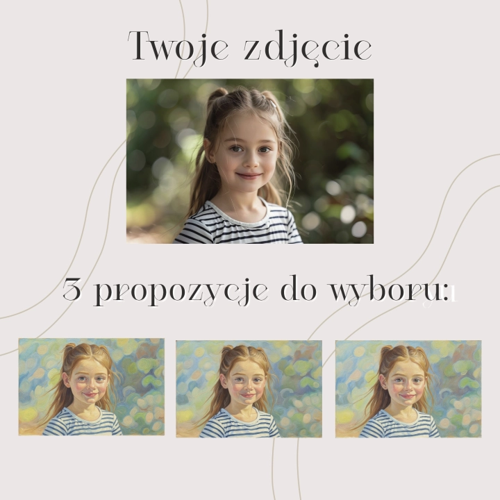 Portret impresjonistyczny ze zdjęcia - na drewnie 03.webp
