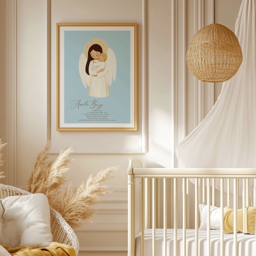 plakat z modlitwą do Anioła stróża dla chłopca 02a.webp